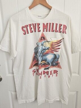 Vintage STEVE MILLER & DOOBIE BROTHERS 1995 Concert Tee Shirt